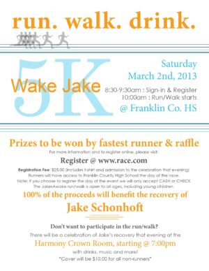 JakesAwake 5K Pre-Registration